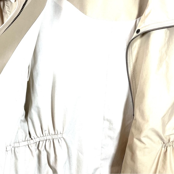 Vince Windbreaker Utility Cinched Waist Jacket 3/4 Sleeve Size Small - Picture 7 of 9